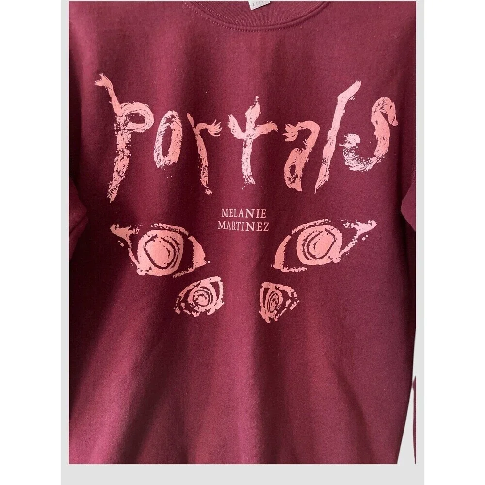 Melanie Martinez Portals Concert Tour Sweatshirt Butterfly Size Adult Small